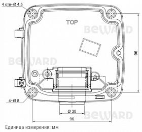 Монтажная коробка HB-134-R8